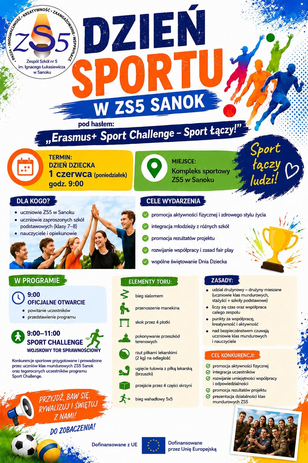 plakat dzien sportu